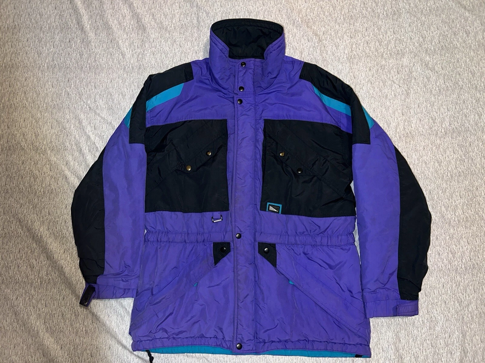 INSIDE EDGE Vintage Winter Ski Jacket Parka Full-Zip Purple Size L Men's Coat