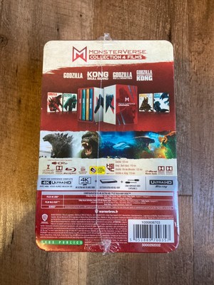 MonsterVerse 4 Film Steelbook Collection (4K UHD + Blu-ray, 8 