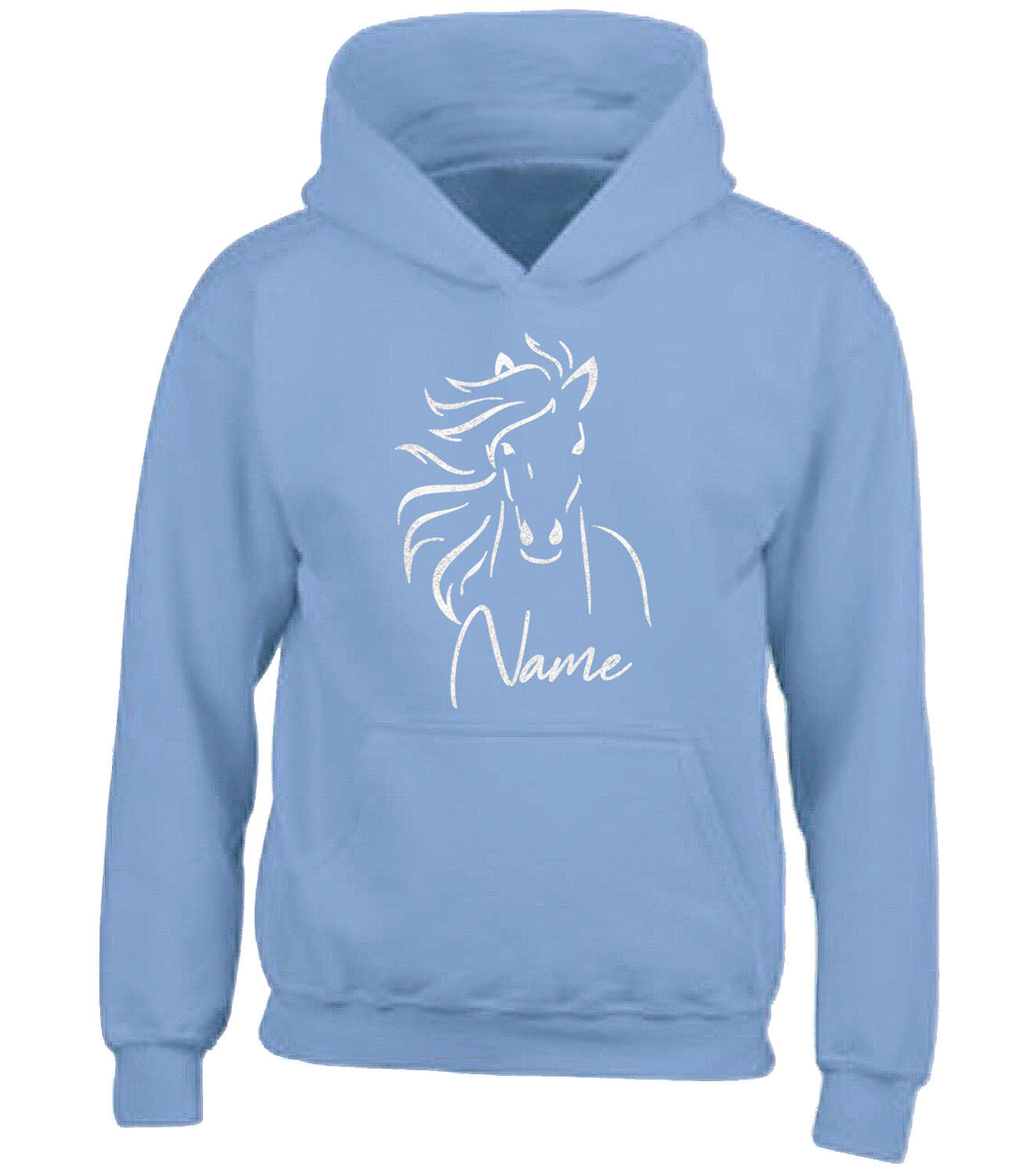 Horse Face Hoodie Personalised Rider Horse Name Dressage