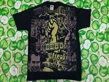 VINTAGE REVOLUTION FREEDOM POWER TO THE PEOPLE T SHIRT M ACID WASH MOSQUITOHEAD