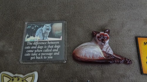 6x Cat themed magnets bundle some vintage - Picture 7 of 8