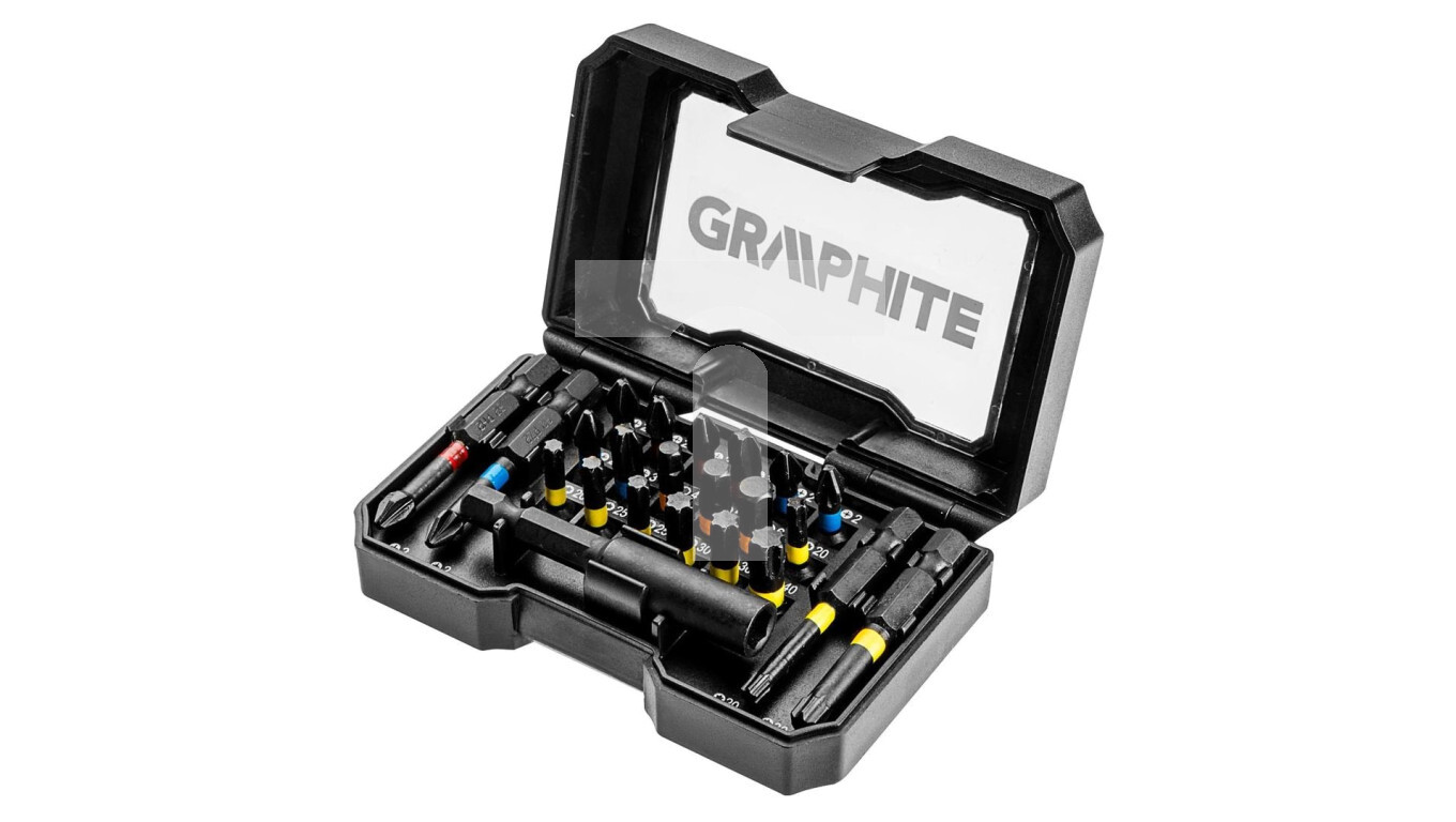 Set of Torx, PH, PZ, hexagonal bits 56H612 /23pcs/ /T2UK