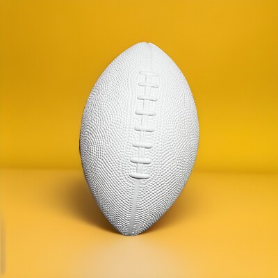 Foam White Autograph Ready Football  9''  For Indoor & Outdoor Play