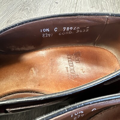 Allen Edmonds Mens Size 10.5 C Grayson Burgundy/Merlot  display picture 1