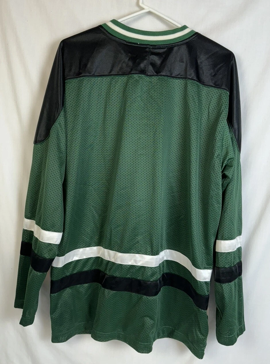 Vintage Jerzees Hockey Jersey Mesh Athletic Hip Hop Pullover Men's Large 90s