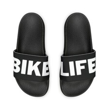 StraightUp Bikelife Men's PU Slide Sandals