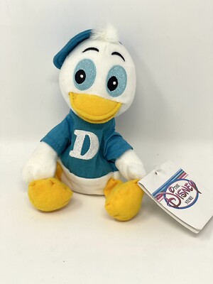 Disney Store Exclusive Dewey the Duck 7'' Mini Bean Bag Plush Toy