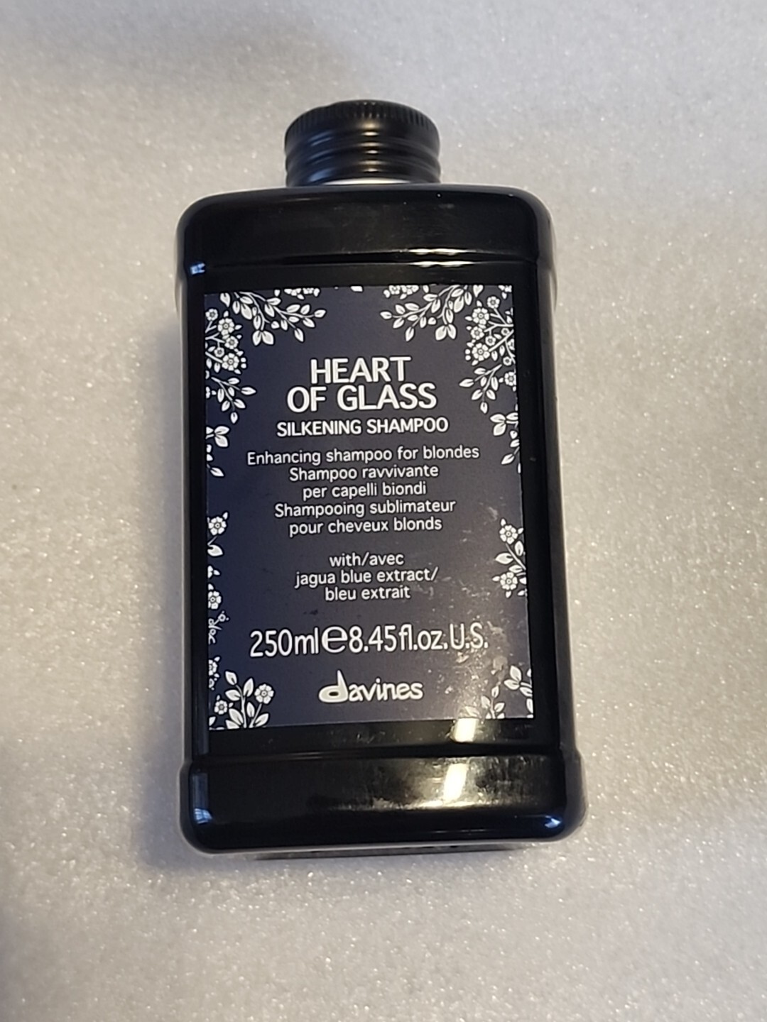 Davines Heart of Glass Silkening Shampoo for Blonde Care 8.45oz