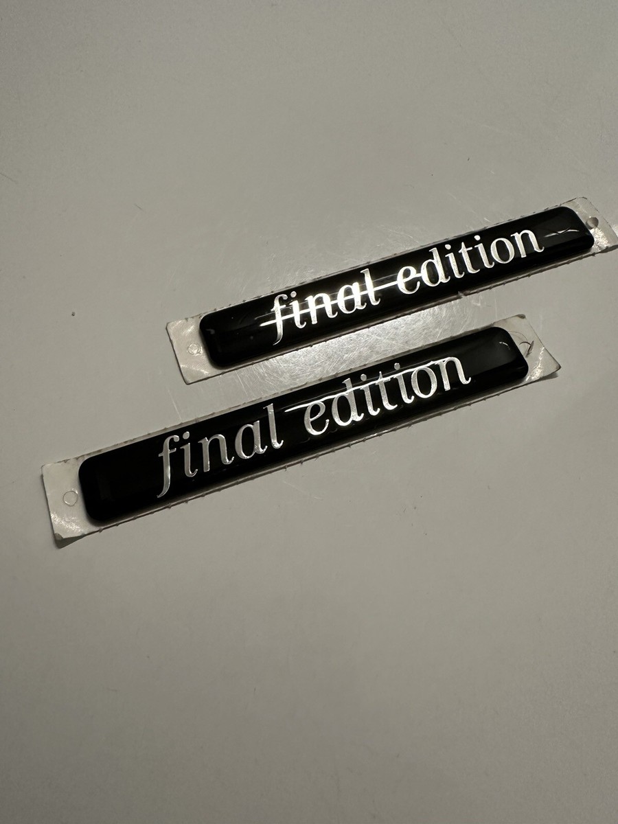 Mercedes W124 R129 S124 Final Edition Emblem Typenschild orig  