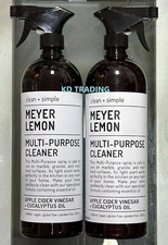 (2-Pack) CLEAN + SIMPLE ~ MEYER LEMON Kitchen Refresher Cleaner Odor Deodorizer