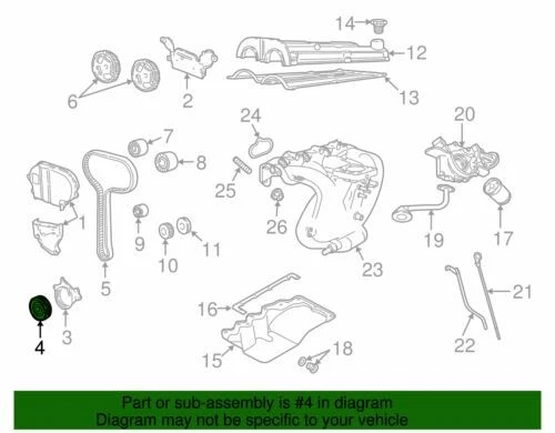 Polea cigüeñal motor Ford Focus Escort 1991-2004 OEM NUEVO 2M5Z-6312-AA Foto 2 de 2