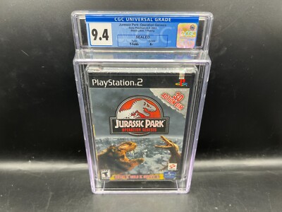 Jurassic Park: Operation Genesis PS2 CGC 9.4 A+ FACTORY SEALED