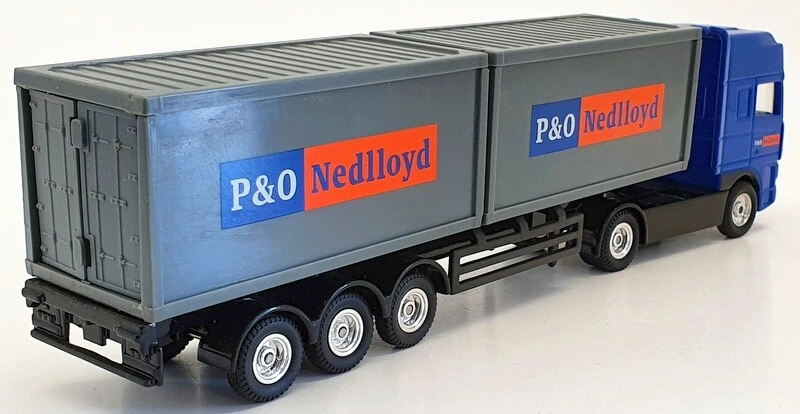 Corgi 1/64 Scale TY87004 - DAF 95 Skeletal Trailer  P&O Nedlloyd - Image 3 of 4