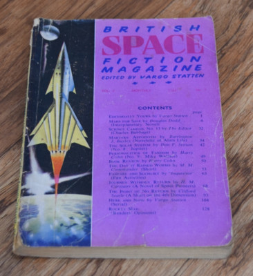 British Space Fiction Magazine Vol 2 No 5  Vintage Sci Fi PB