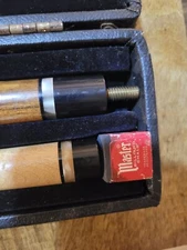 Vintage Huebler Cue Vertical Logo... 1960s 1970s  like ne slight warpage...  