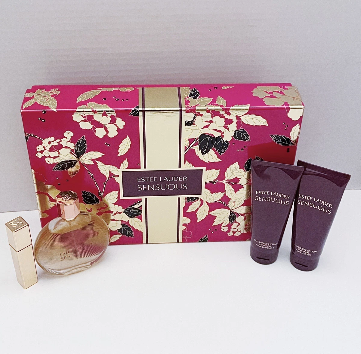 ESTEE LAUDER SENSUOUS 4本セット ESTEE LAUDER SENSUOUS 4PC SET 3.4 OZ/100 ML EDP SPRAY WOMEN NEW IN