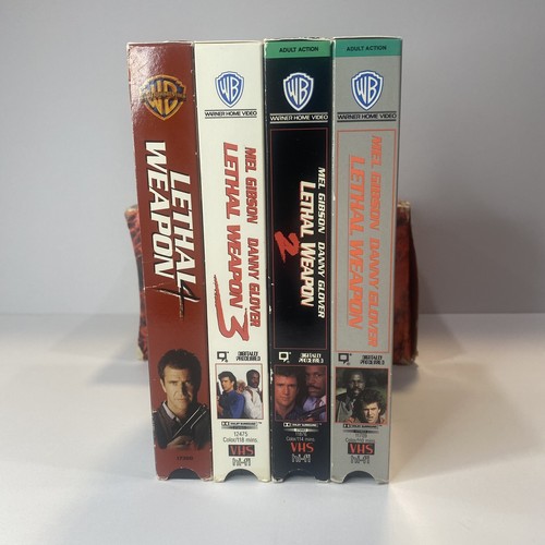 Lethal Weapon VHS Lot 1 2 3 4 Movie Lot The Complete Series Action Film - Picture 6 of 17
