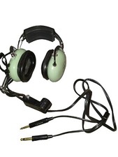 David Clark Model H10-30 Aviation Headset - Ga/dual Plugs - Almost New