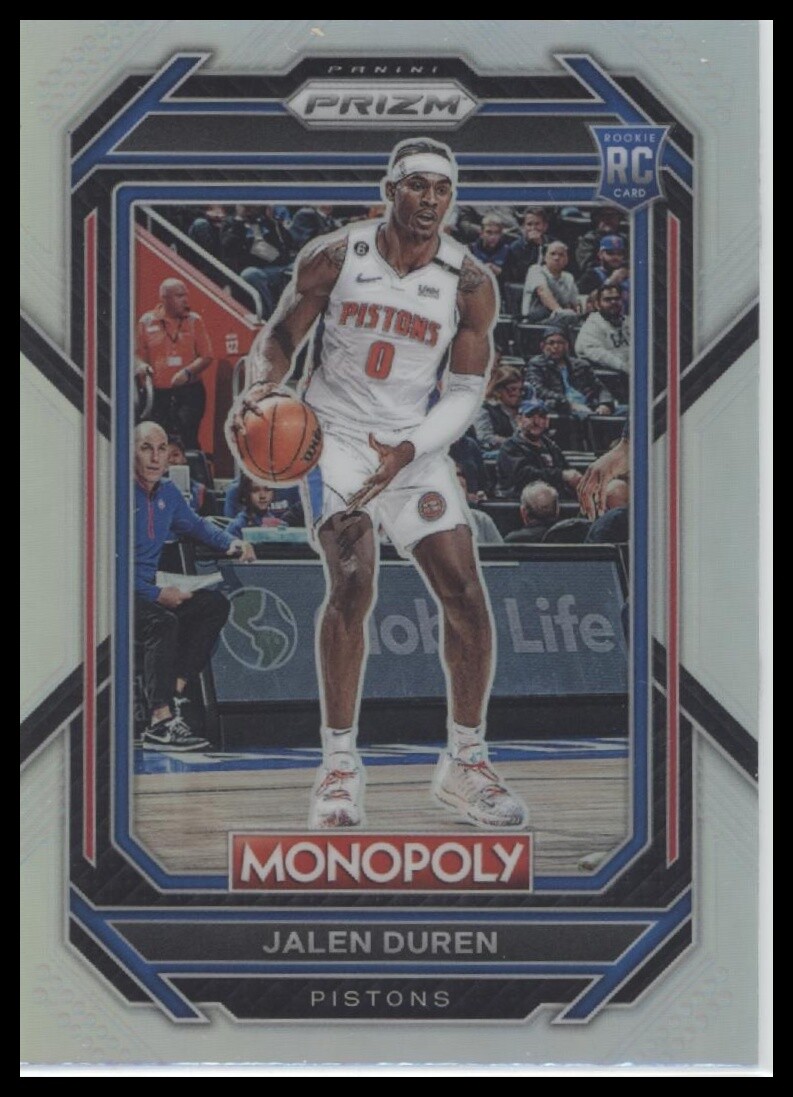 #27 Jalen Duren 2022-23 Panini Prizm Monopoly Silver