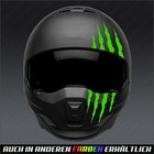 Motorrad Helm KRATZER KRALLE Fluoreszierender Motorradhelm AUFKLEBER NEON GRÜN