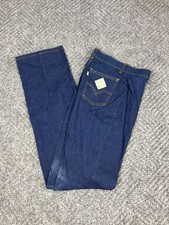 Vintage 70's Levis Women's Jeans Size 23x33 Denim White Tab Dark Wash NOS