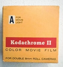 Vintage Kodachrome II Color Movie Film Double 8mm 25 ft Daylight Exp Jun 73