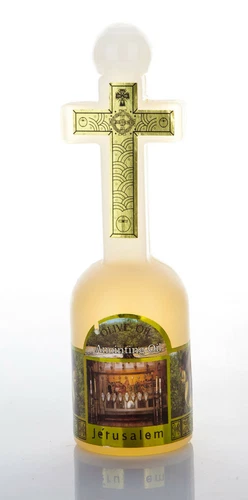 Cross Bottle Anointing Oil from Jerusalem 150ml