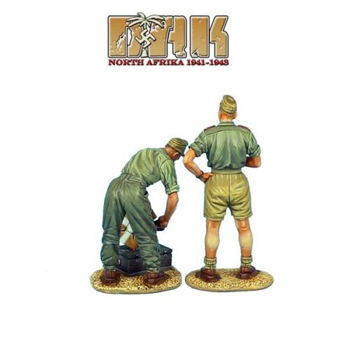 First Legion: DAK019 DAK Artillery Crew at Rest Set 1 - Picture 2 of 7