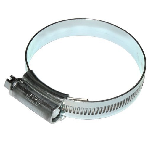 JCS - 2 fascette stringitubo ad alta presa, misura 80, placcate in zinco, (i7V)