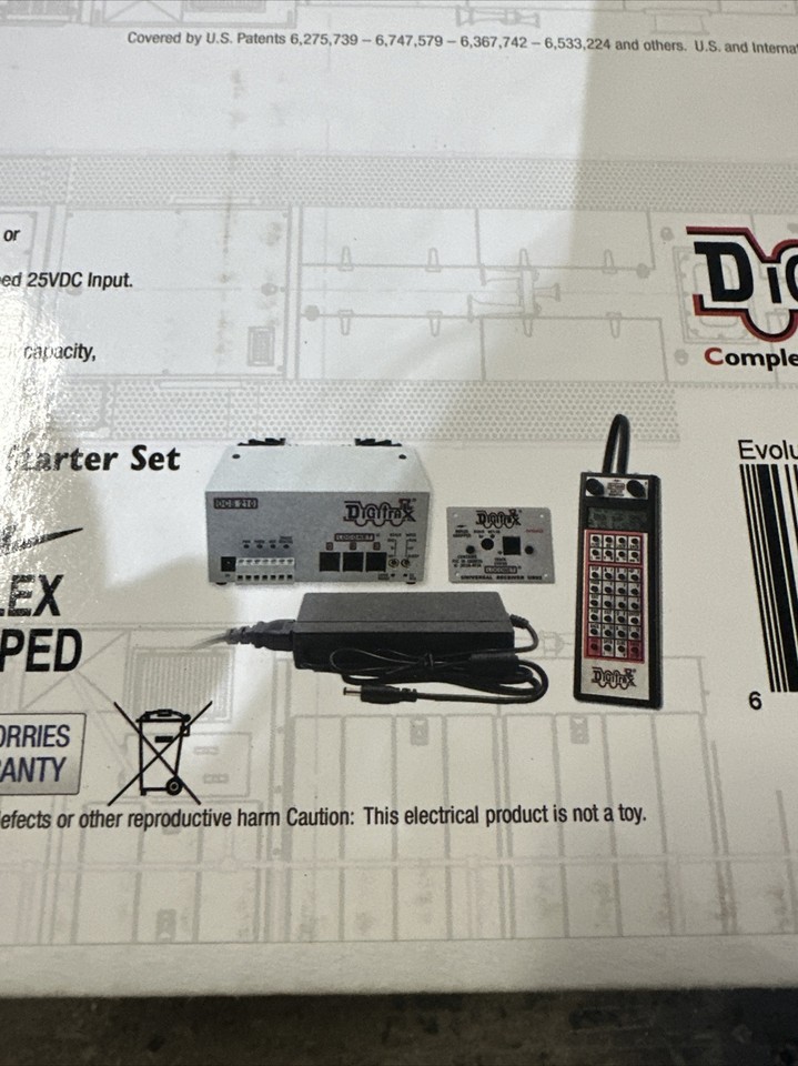 Digitrax NEW Evolution 5/8 Amp Duplex Radio System Original model. # ...