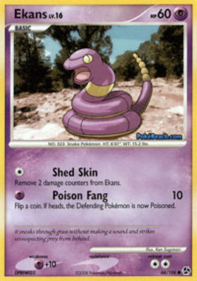 Pokemon - Ekans - 66/106 - Common - Great Encounters - LP | eBay