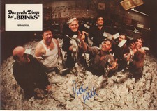 Peter Falk Autogramm signed A4 Kinoaushangbild "Das große Dings bei "Brinks"