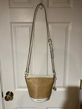 Michael Kors Townsend Leather Small Bucket Bag Purse