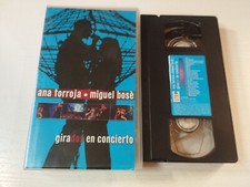 Ana Torroja Miguel Bose Girados En Concierto 2000 - VHS Cinta Español