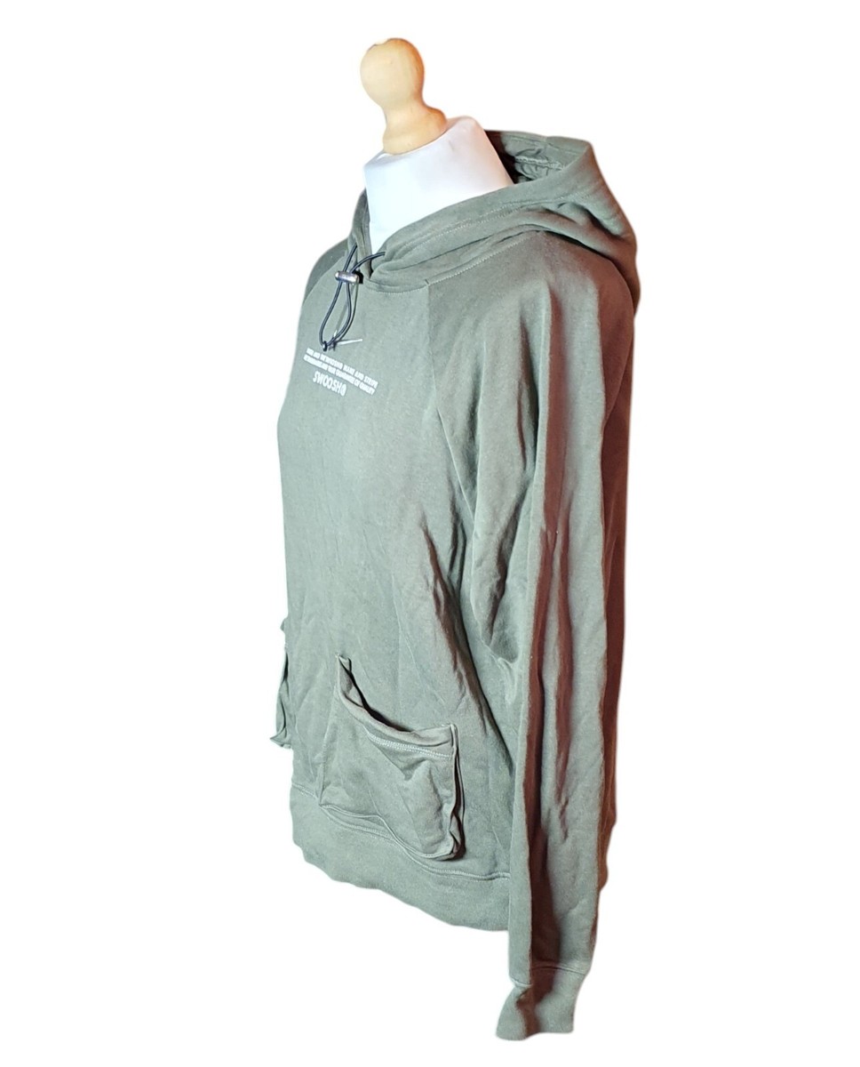 nike swoosh khaki sweatshirt