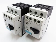 2x Siemens SIRIUS 3RV1011-1DA10 3RV10111DA10 E:05 Circuit Breaker -used-