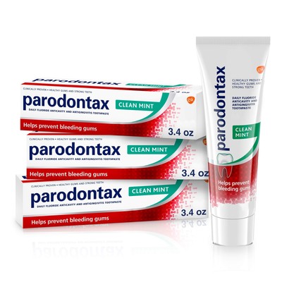 Parodontax Clean Mint Toothpaste For Gum Health, Helps Cavity Prevention, Ant...