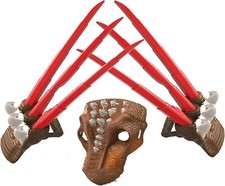 Dinosaur Mask Slasher Claws, Retractable Dinosaur Dragon Claws,Dino Mask Costume