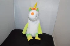 White Unicorn Stuffed Animal 11” Kohl's Cares by Bob Shea Wear on tag I6
