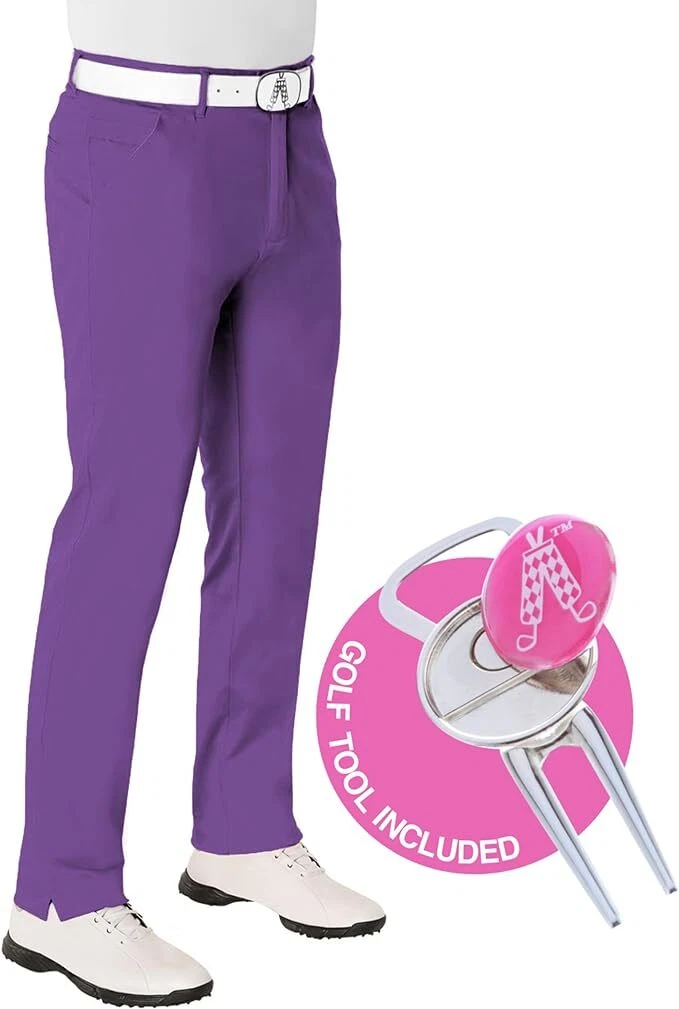 Purple Golf Pants for Men for sale | eBay