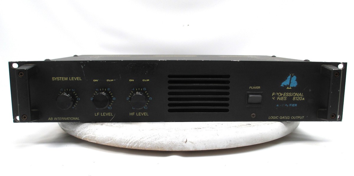 AB International Professional 8120A Monorual Bi-Amp Power