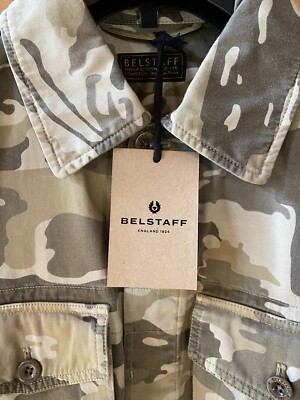 Belstaff Recon Camo Overshirt Jacket Men's US 42