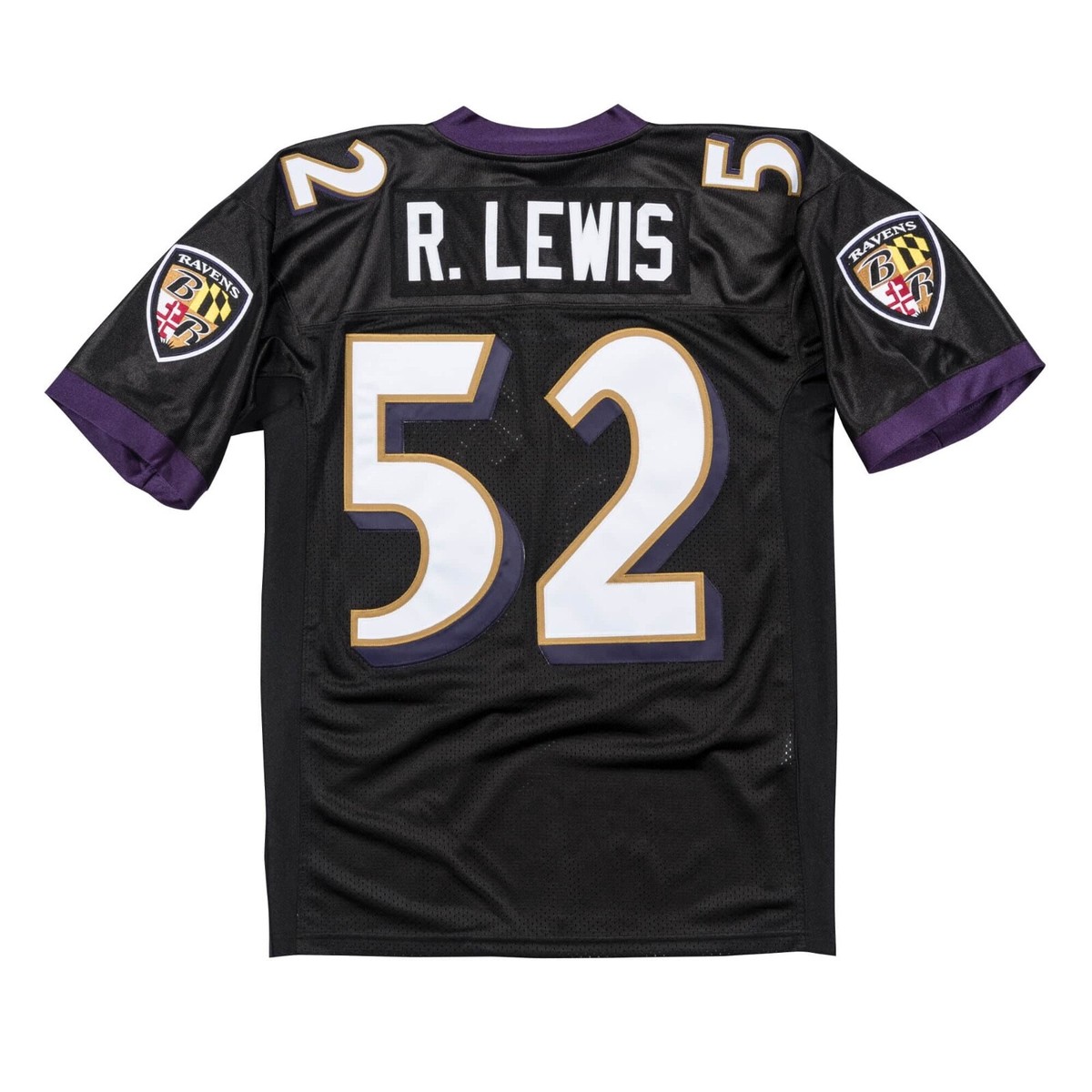 Baltimore Ravens Ray Lewis #52 Mitchell Ness Black 2004 NFL Authentic  Jersey