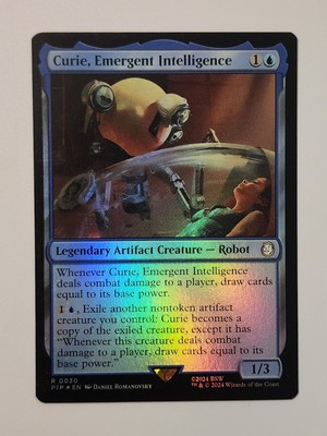 Mtg Fallout Curie, Emergent Intelligence NM Foil