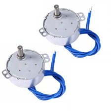 2PCS Synchronous Synchron Motor 50/60Hz AC 100 127V 4W 56RPM/MIN CCW/CW For Han
