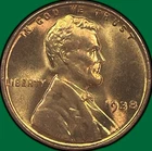 1938 Lincoln Wheat Cent Brilliant Uncirculated BU Coin #39630