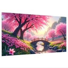 Large Diamond Art Kits for Adults DIY 5D Landscape Diamond Painting Kits Sakura