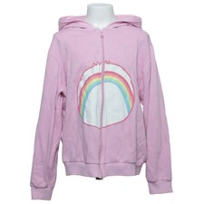H&M, Kapuzenpullover, Gr&ouml;&szlig;e: 134/140, Pink, Baumwolle/Polyester, Print #sxu