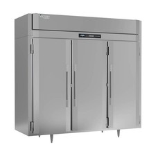 Victory RSA-3D-S1-EW-PT-HC 86" 3-Section Wide Pass-Thru Refrigerator w/ 6 Sol...