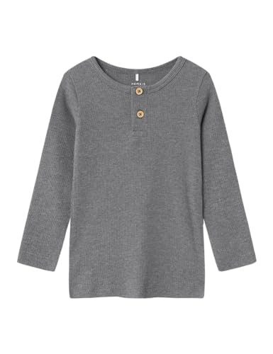 Jungen T-Shirt Name IT Nmmkab Ls Top Noos, Mockingbird, 86 Eu, Baumwolle-image